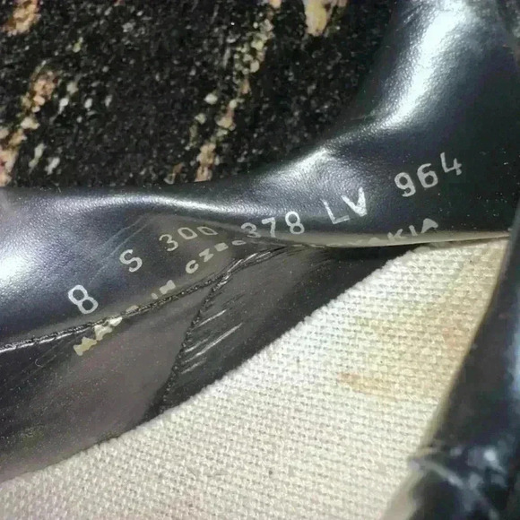 Etonic Soccer Cleats “Argentina” Size 8 / Black White - Picture 10 of 13